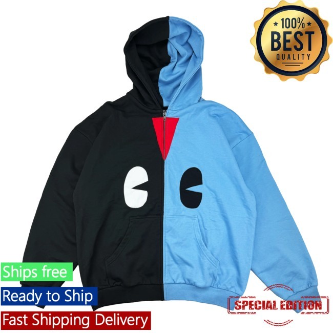 Split Face Hoodie Official Lil Darkie Merchandise — Small Dark One