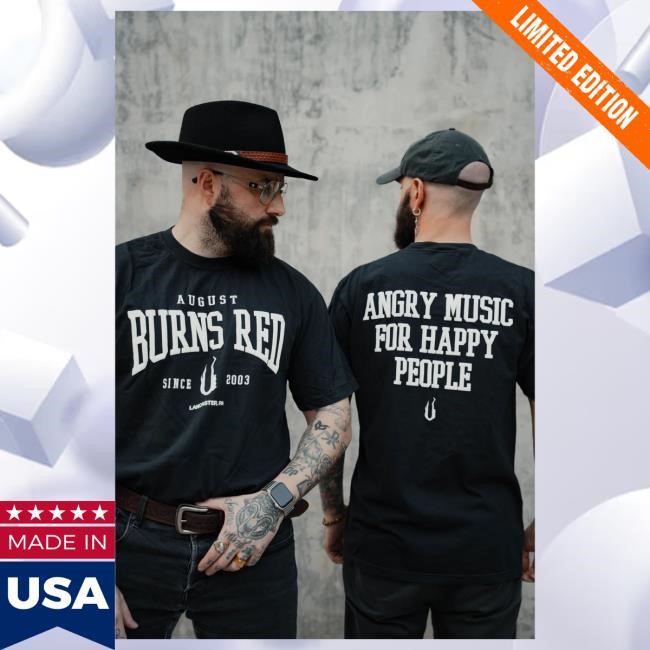 Official August Burns Red Varsity Puff Print Tees