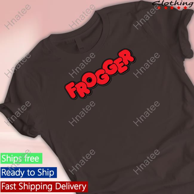Official Konami Frogger Logo Shirt Official Frogger Logo Tee