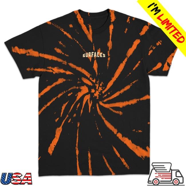 Black & Orange Spider Dye 2024 Shirt - Surfaces Merch