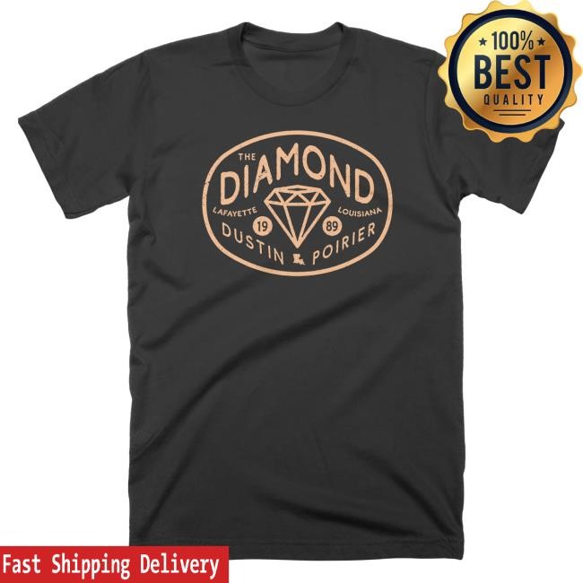 Official Dustin Poirier Merch Dustin Poirier The Diamond Wordmark Tees