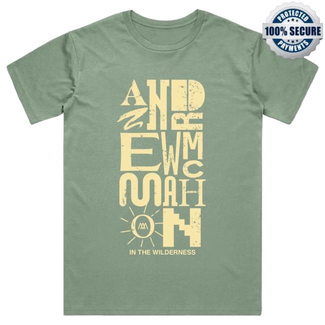 Official Andrew Mcmahon Merch Assorted Fonts Hot Shirt