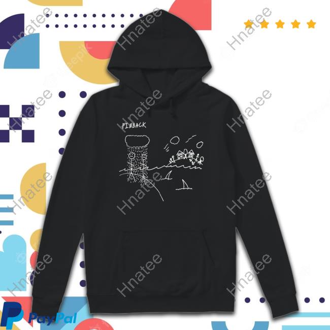 Official Hello Merch Pinback Sharks Tee New