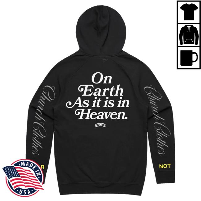 Official Merch Bar Lecrae Store On Earth As It Is In Heaven, Fear Not Pullover Sweatshirt Black MerchBar