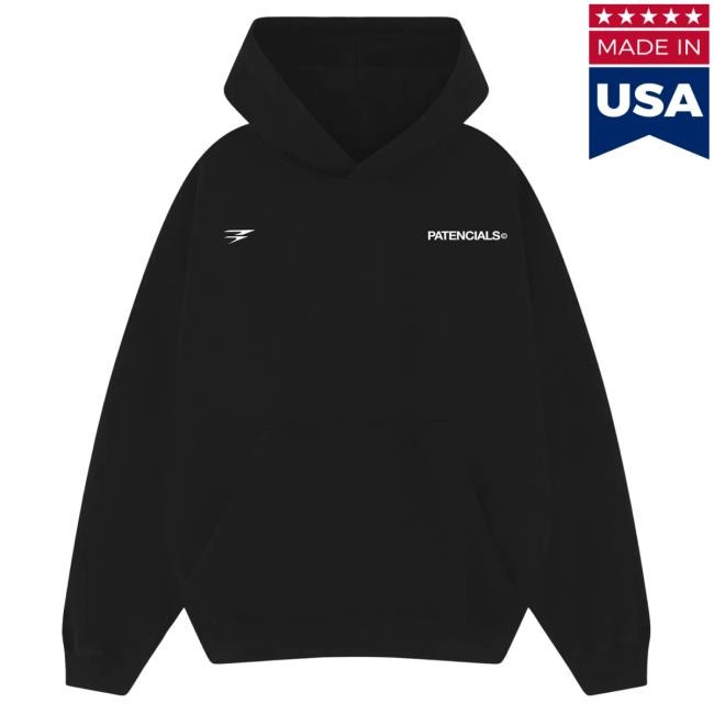 Patencials Running Club Black Pullover Hoodie