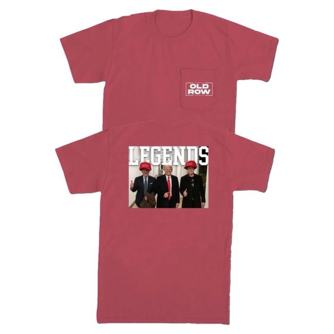 Official Old Row Clothing Store Old Row Team Trump Legends Pocket Shirt 2025