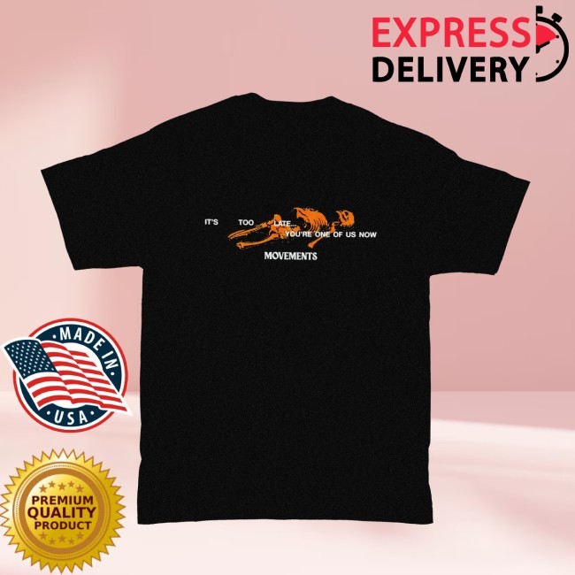 Skeleton Shirt Movements Band Merch