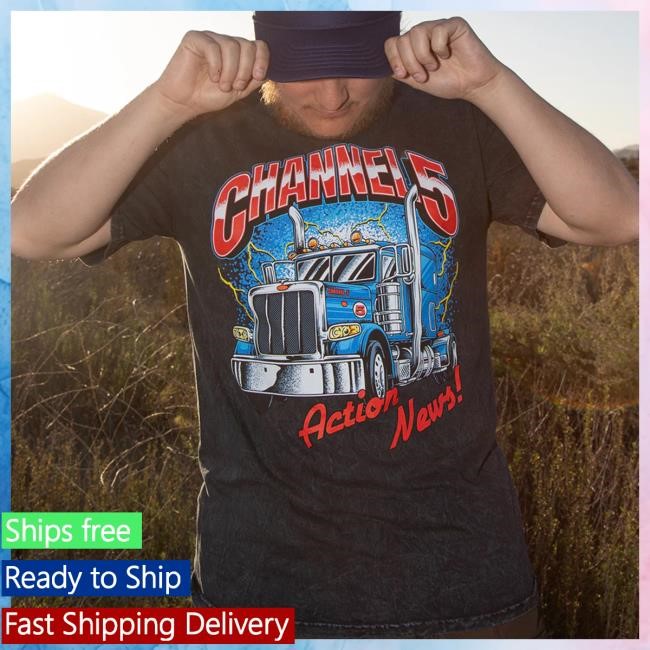 Official Channel 5 Merch Shop Store Channel 5 Truck Stop | Mineral Dye Tee Channel5