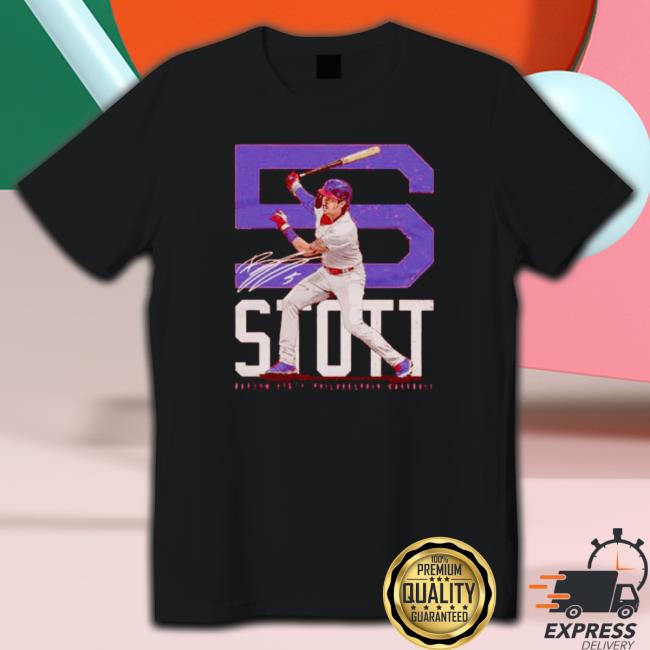 Bryson stott philadelphia baseball bold number Tee Official Bryson stott philadelphia baseball bold number Tee Shirts