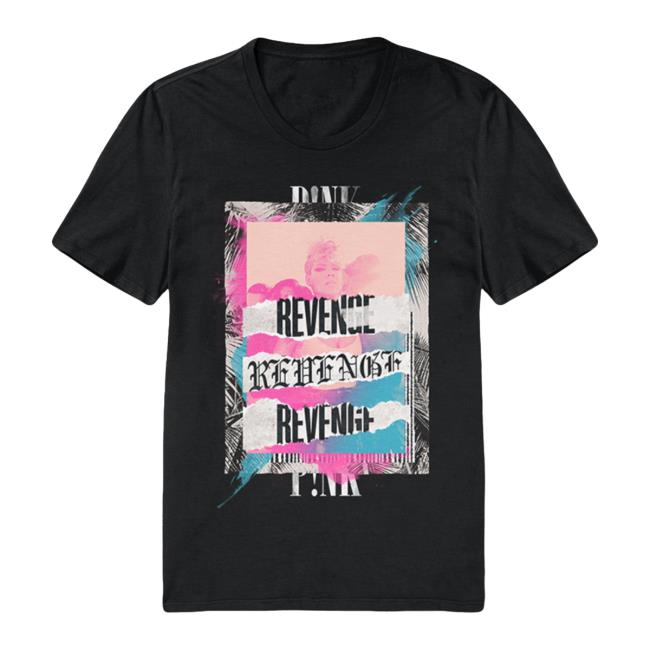 Official Pink Merch Apparel Pink Spage Revenge Collage New Shirt P!nk Alecia Beth Moore