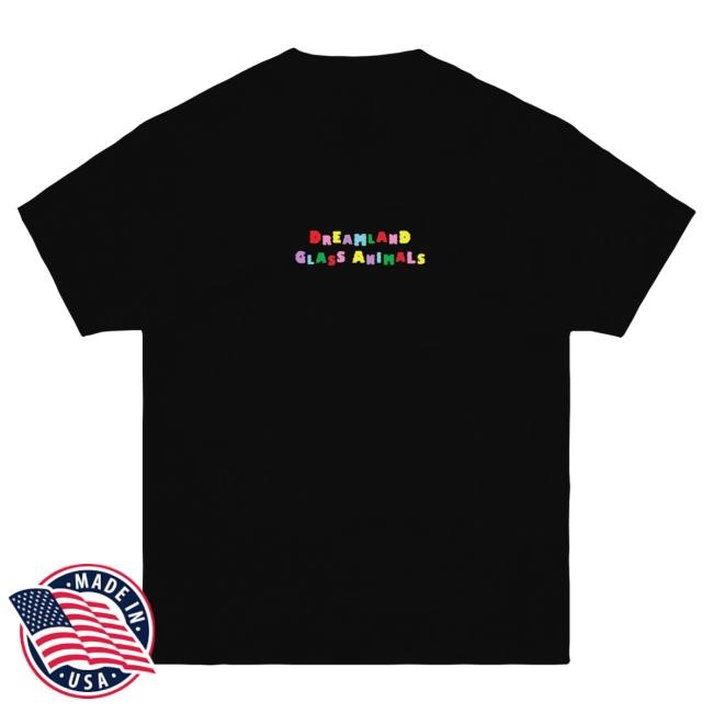 Official Glass Animals Merch Store Shop Glass Animals Dreamland Black Tshirt GlassAnimals