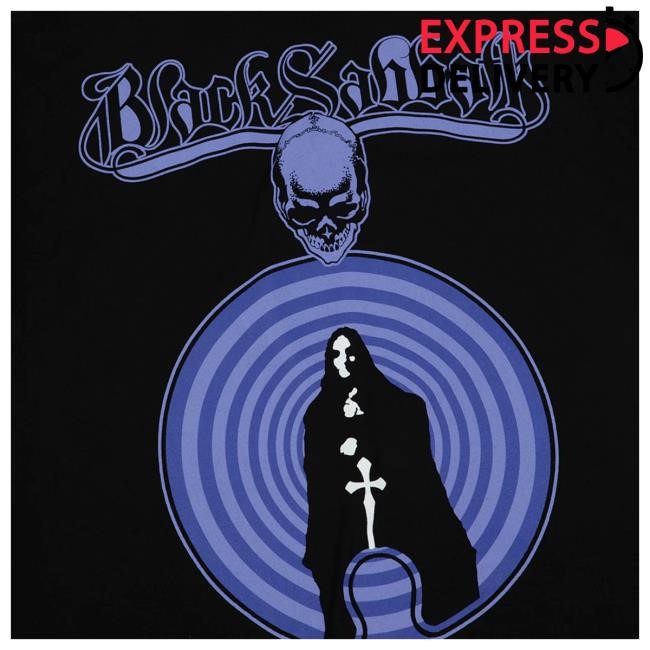 Logo Skull Witch Black Short Sleeve Shirt - Black Sabbath Official Store