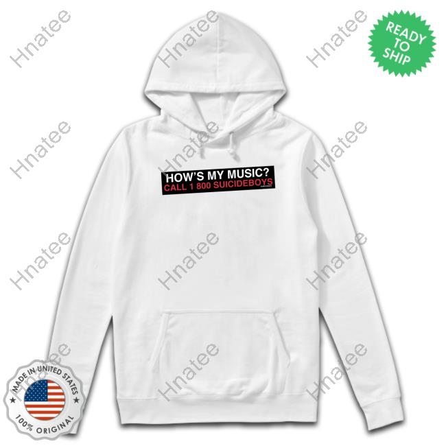 G59 How's My Music Call 1 800 Suicideboys Long Sleeve Shirt