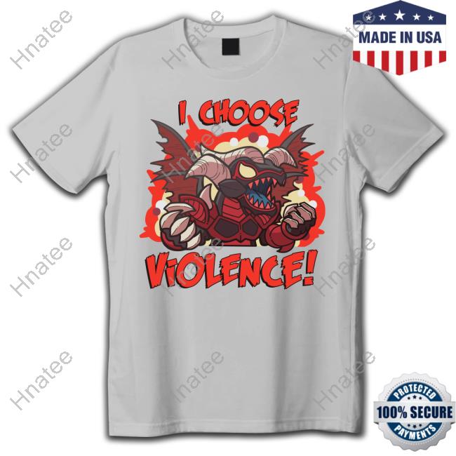 Official I Choose Violence Red Dragon Archfiend Long Sleeve T Shirt