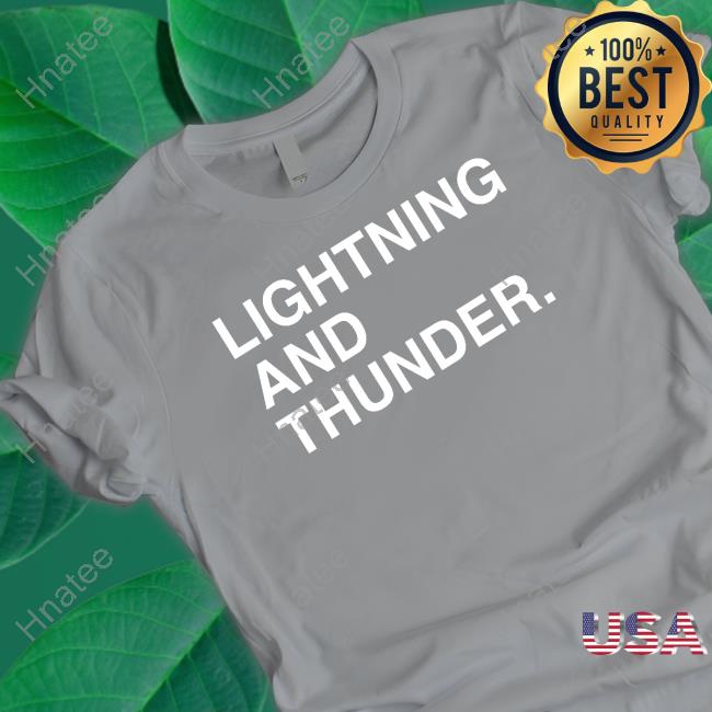Official Lightning And Thunder Long Sleeve Tee Shirt