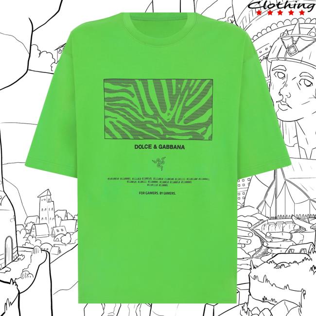 Razer Dolce & Gabbana Green Shirt