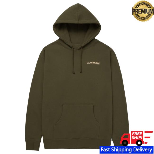 Official 100 Thieves Merch Store Shop 100Thieves LA Hoodie - Army 100T