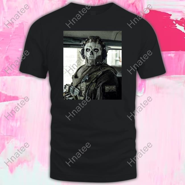 Official Hot Topic Merch Call Of Duty Modern Warfare Ii Ghost Stare Shirt
