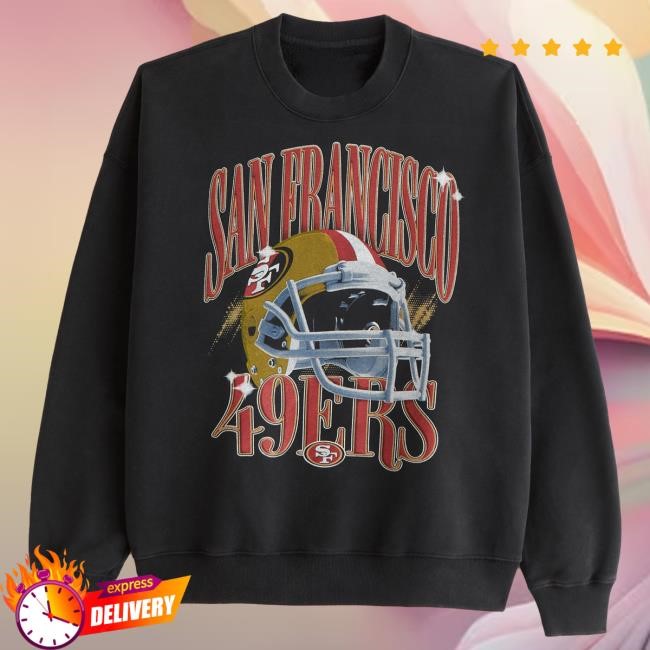 Official Abercrombie and Fitch San Francisco 49ers Graphic Crew