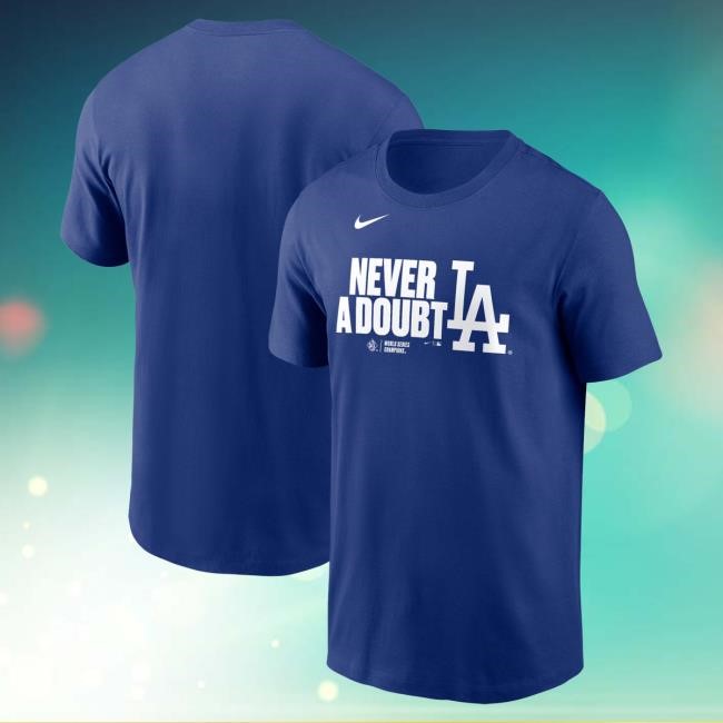 Men's Los Angeles Dodgers Nike Royal 2025 World Series Champions Batting Cleanup Shirts Official MLB Shop