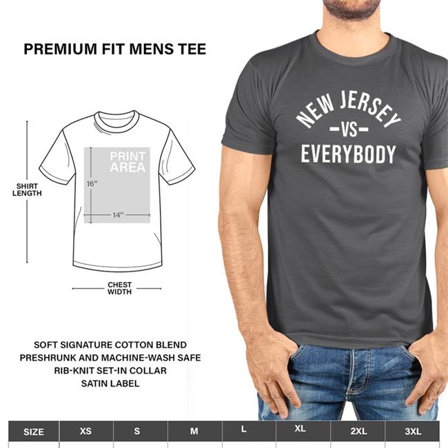 Jon Bon Jovi New Jersey Vs Everybody TShirt New Jersey Vs Everybody Merch
