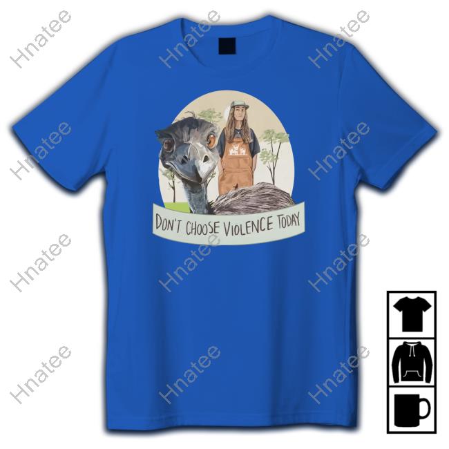 Don't Choose Violence Today Shirt Knuckle Bump Farms