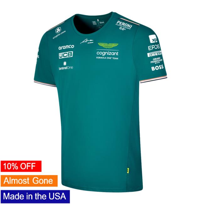 Official Formula1 F1 Store Merch Shop Aston Martin Aramco Cognizant F1 2023 Official Lance Stroll Team Driver Sweatshirts F1store