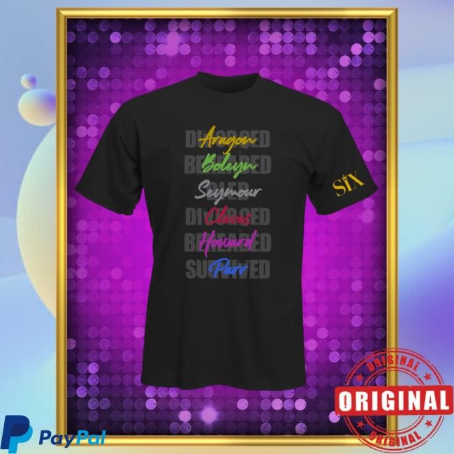 Official Six The Musical Merch Shop | I Status Classic T Shirt | SIX on Broadway Clothing Apparel