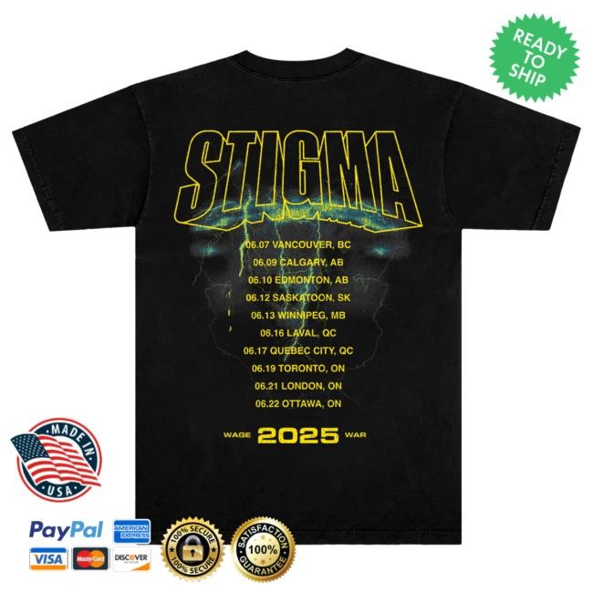 Official Wage War Canada Swamp Reaper Tour Top Shirt