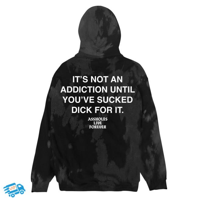 Official Linda Finegold Merch Store It's Not An Addiction Until You've Sucked Dick For It Foggy Night Tie Dye Long Sleeve Top Shirt Lindafinegold Clothing Shop Tie-Dye
