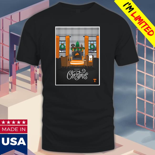 Vol Nation Christmas Poster Merry Christmas Tennessee Volunteers Tee