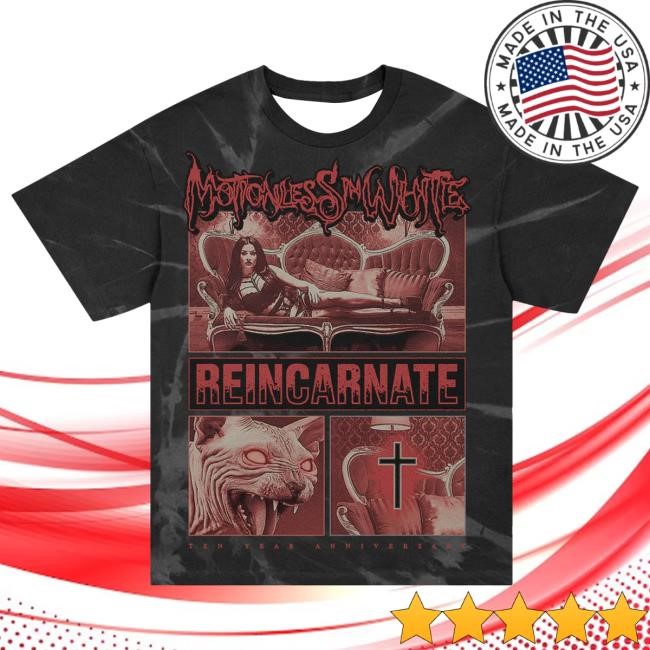Official Miwmerch Motionless In White Evil Eyes Attractive Shirt (Dye) Miw Merch Store