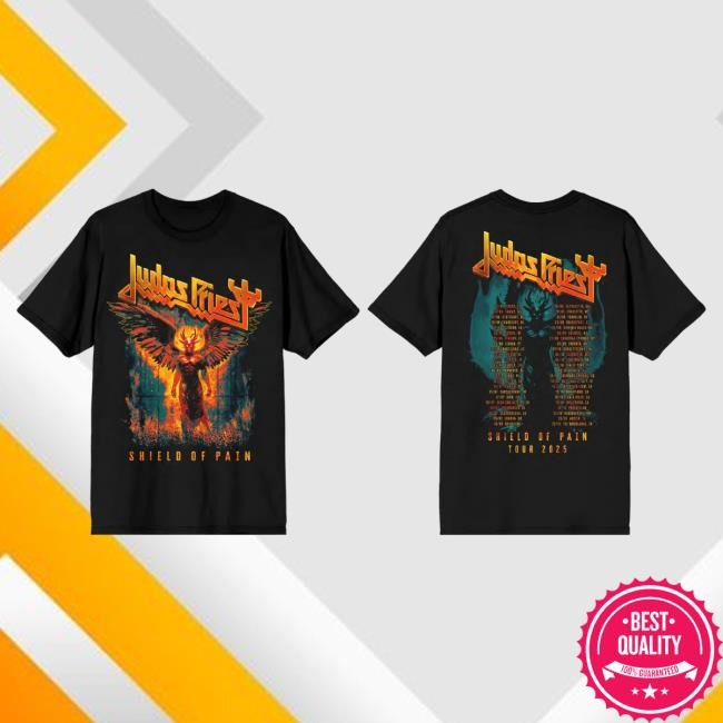 Official Judas Priest Merch Winged Demon Shirts