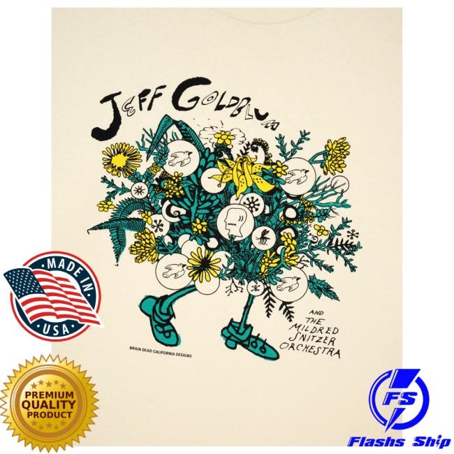 Official Brain Dead Merch Shop Brain Dead x Jeff Goldblum Still Blooming Shirt - Natural