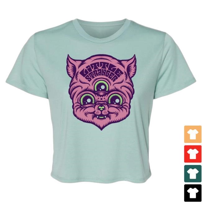 Official Little Stranger Merch Little Stranger All Seeing Cat Cropped Attractive Shirt