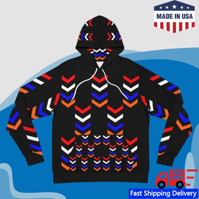 Official Signshirtz Clothing Merch Chevon Design - Black Large AOP Pullover Hoodie 3D All Over Print