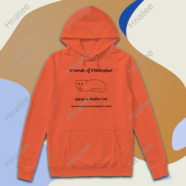 Fishtopher The Cat Gold Friends Of Fishtopher Adopt A Shelter Cat Homeward Bound Pet Adoption Center T Shirt