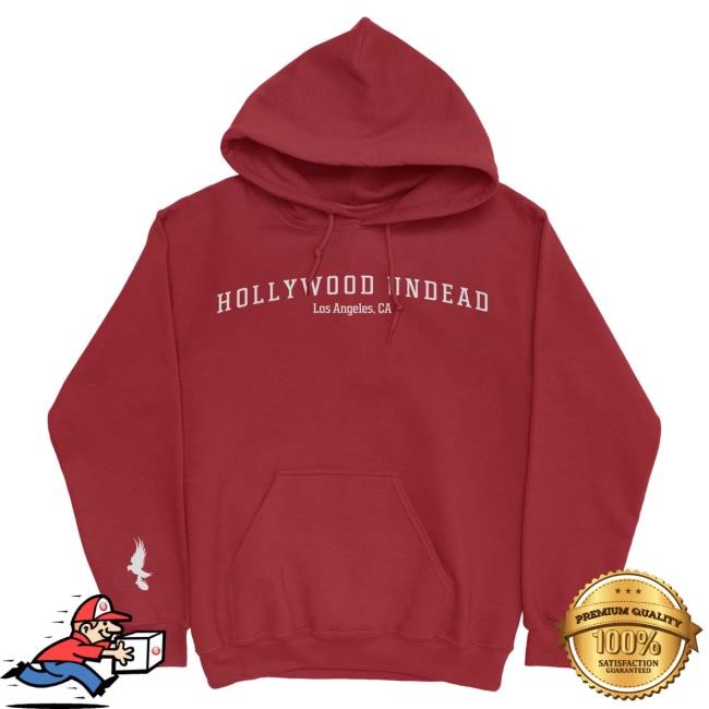 Official Hollywood Undead Merch Store Arc Popover Sweatshirt (Red) HollywoodUndead