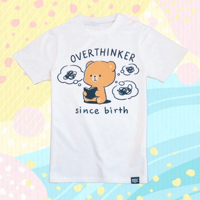 Official The Overthinker New Tee - Milk Mocha Shop