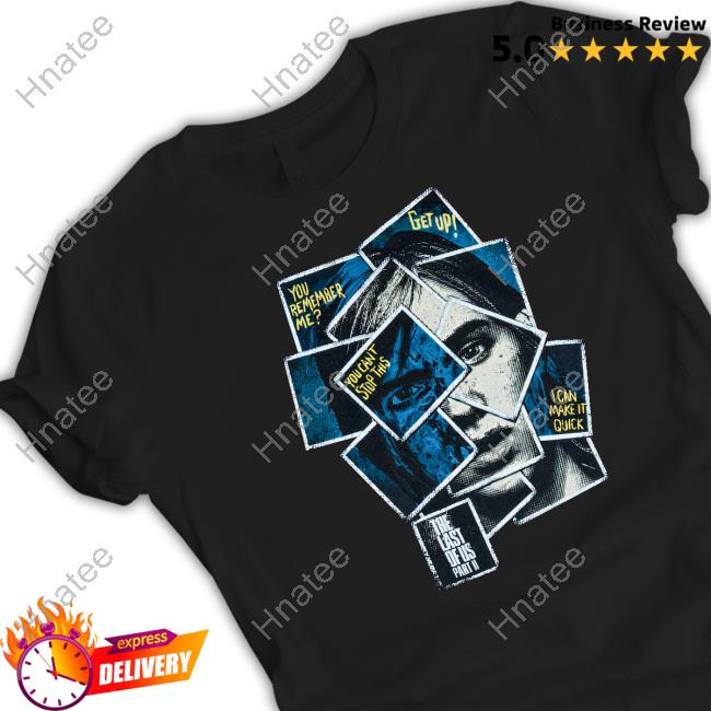 Official Playstation Gear Store The Last Of Us Part Ii Ellie Collage T Shirts