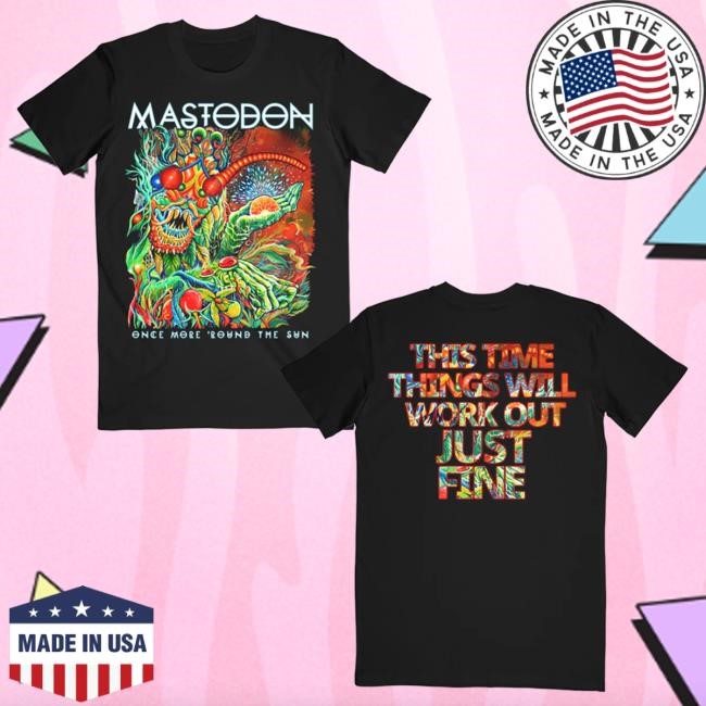 Official Mastodon Merch Store Mastodon Rocks Once More 'Round The Sun Album Shirts