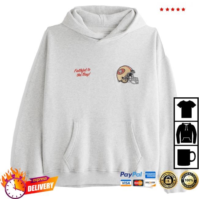 Official Abercrombie And Fitch San Francisco 49ers Graphic Hoodies NFL by Abercrombie