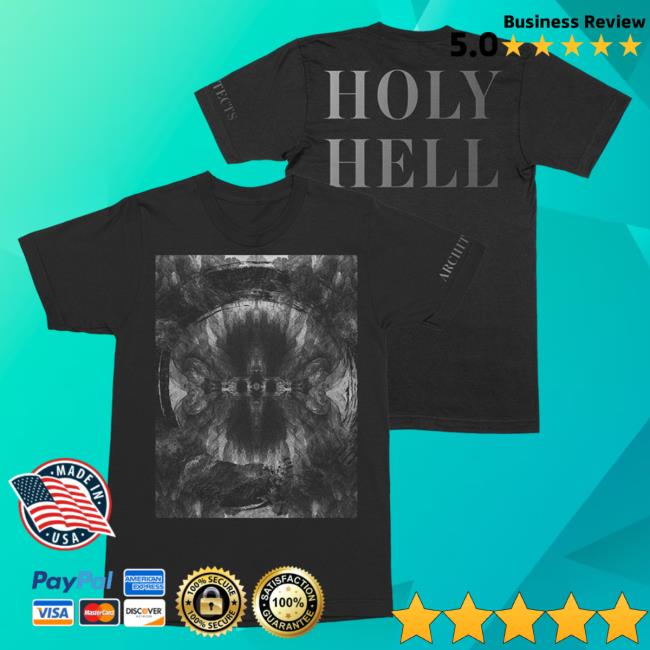 Official Kings Road Merch Store Architects Merch Store Shop Architects Holy Hell Album Cover Attractive Shirt (Black) KingsRoadMerch