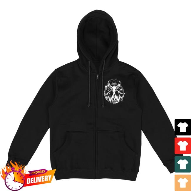 Official Any Means Necessary Clothing Death Beetle Zip Up Crewneck Black