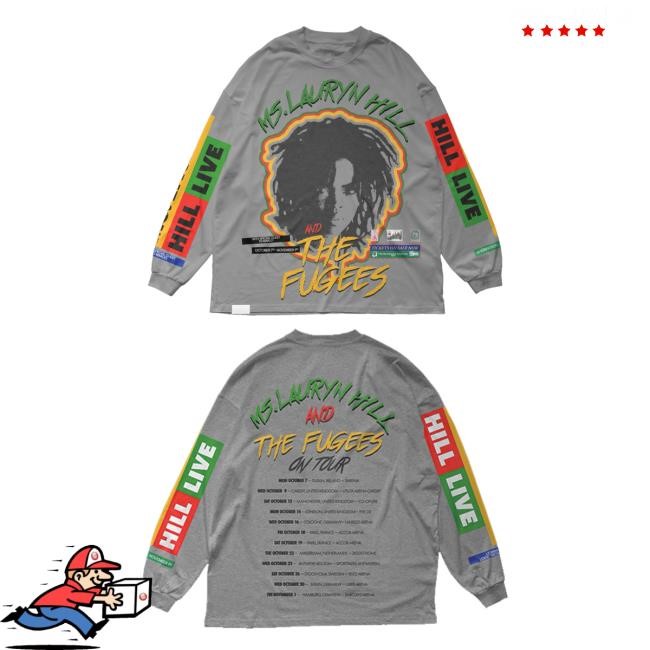 Lauryn Hill Mlh X Fugees Live Long Sleeve Tshirt | Lauryn Hill Store Official