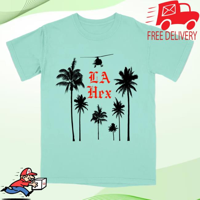 Official The Merch Collective The Kills Clothing Store Shop LA Hex Palms Chalky Mint T Shirt TheKills