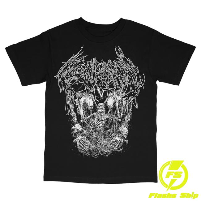 Official Ken Carson Merch Store Ken Carson Death Mosh Top Shirt Black KenCarson Shop