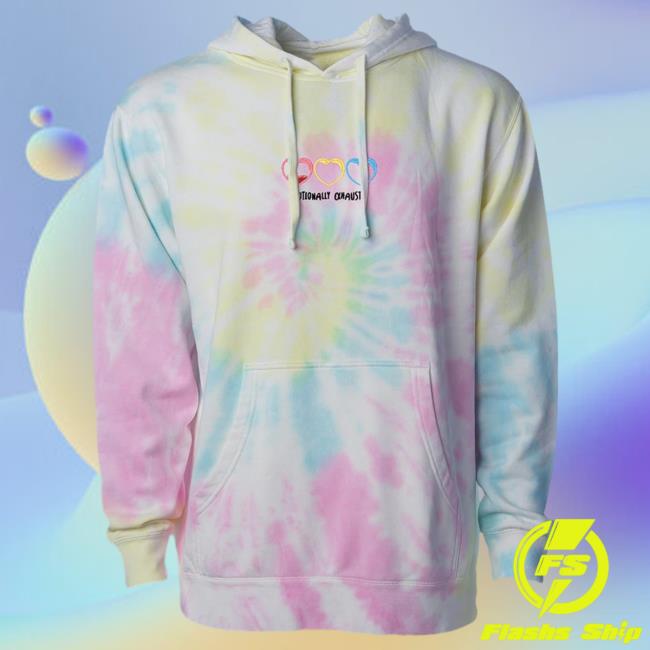 Official Philip Defranco Merch Store Beautiful Bastard Drained Hearts Tie-Dye Hood Beautifulbastard Philipdefranco Shop
