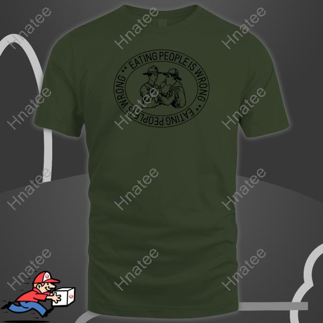 Shirts That Go Hard Eating People Is Wrong Weifl Herren Shirt Ppberlin
