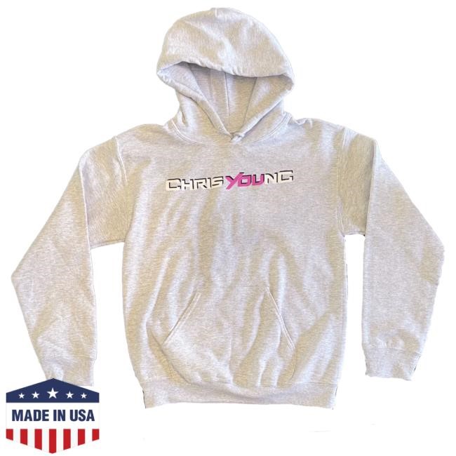 Chris Young Official Merch Store Looking For You Grey Hoodie 2024 Chris Young Clothing Shop Apparel